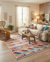 Bahama Breeze Outdoor Collection Area Rug -  Bimini Rectangle Pink  lifestyle 43