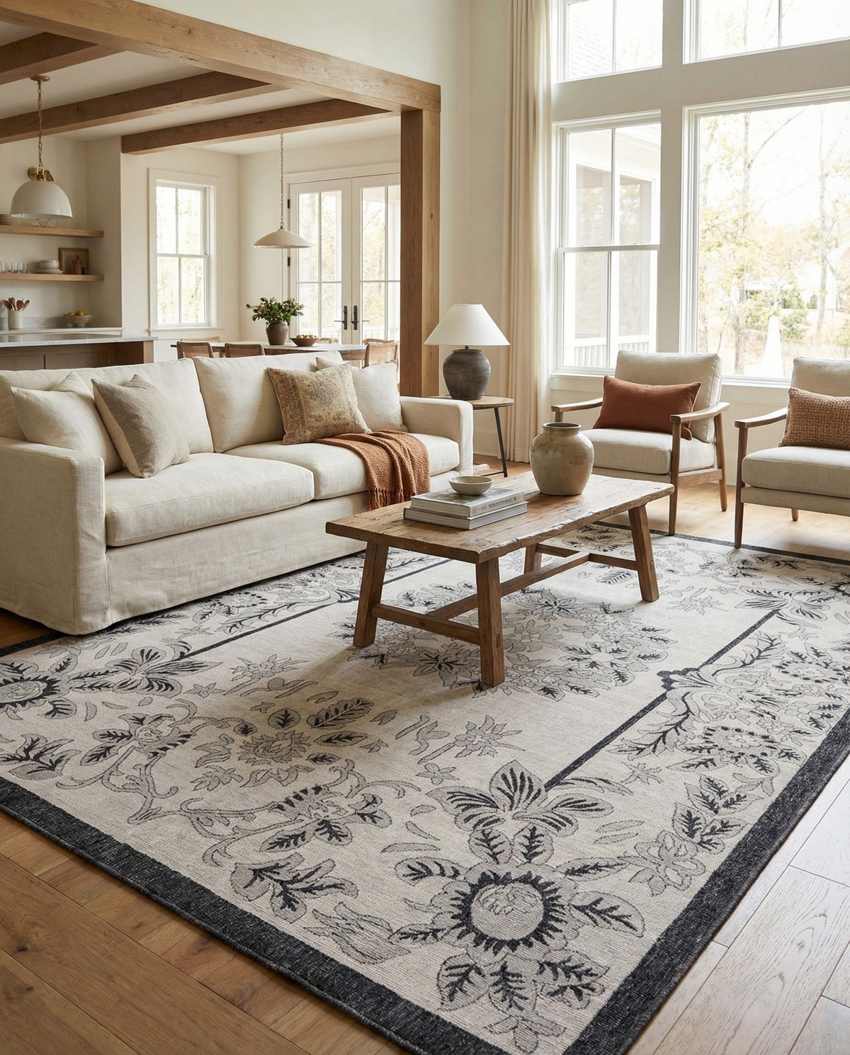 Heritage Harbor Collection Area Rug -  Seabreeze Rectangle Ivory  lifestyle 16