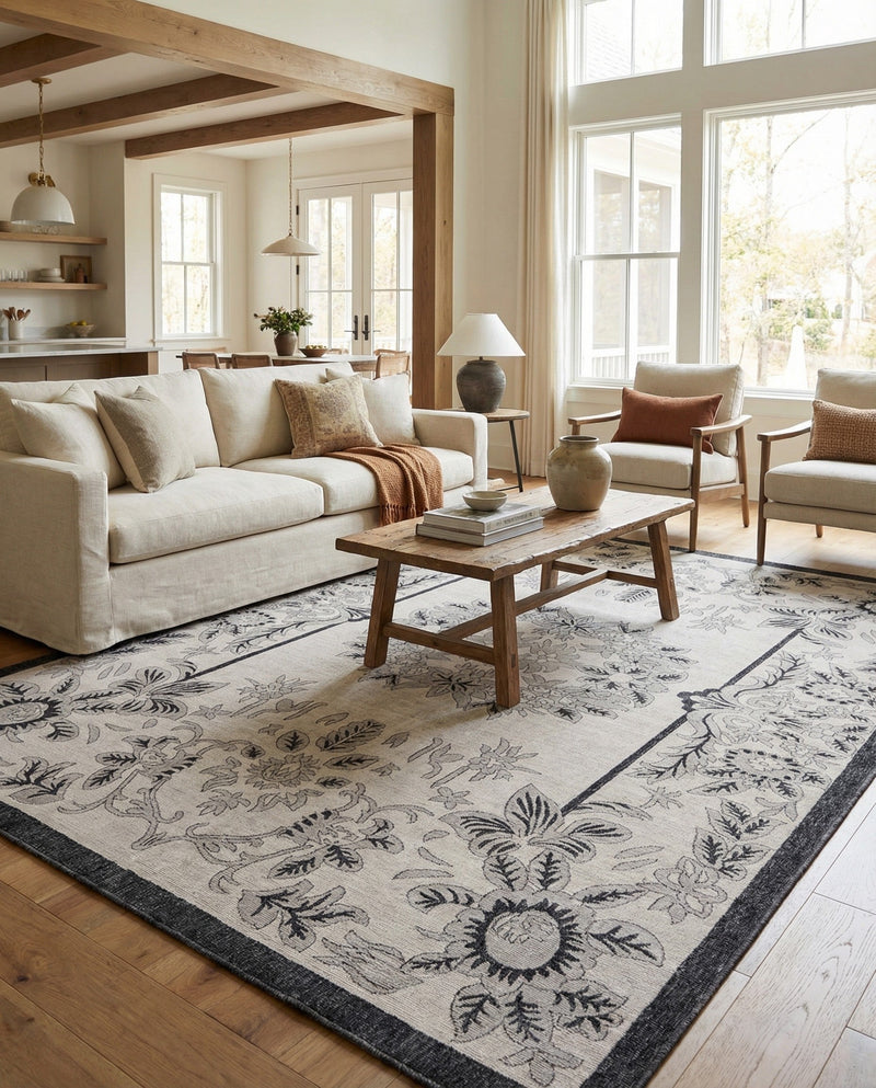 Heritage Harbor Collection Area Rug -  Seabreeze Rectangle Ivory  lifestyle 16