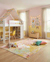 Wonder Tykes Collection Area Rug -  Flutter Rectangle Multi  lifestyle 10