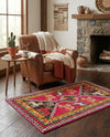 Sedona Vista Collection Area Rug -  Nolina Rectangle Pink  lifestyle 30