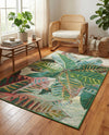 Seaside Blooms Collection Area Rug -  Fern Rectangle Multi  lifestyle 50