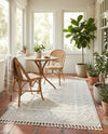 Sahara Chic Collection Area Rug -  Tangier Rectangle Ivory  lifestyle 38