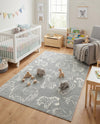 Wonder Tykes Collection Area Rug -  Spectrum Rectangle Gray  lifestyle 33