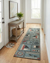 Seaside Haven Rugs Collection Area Rug -  Anchorage Runner Blue  lifestyle 54