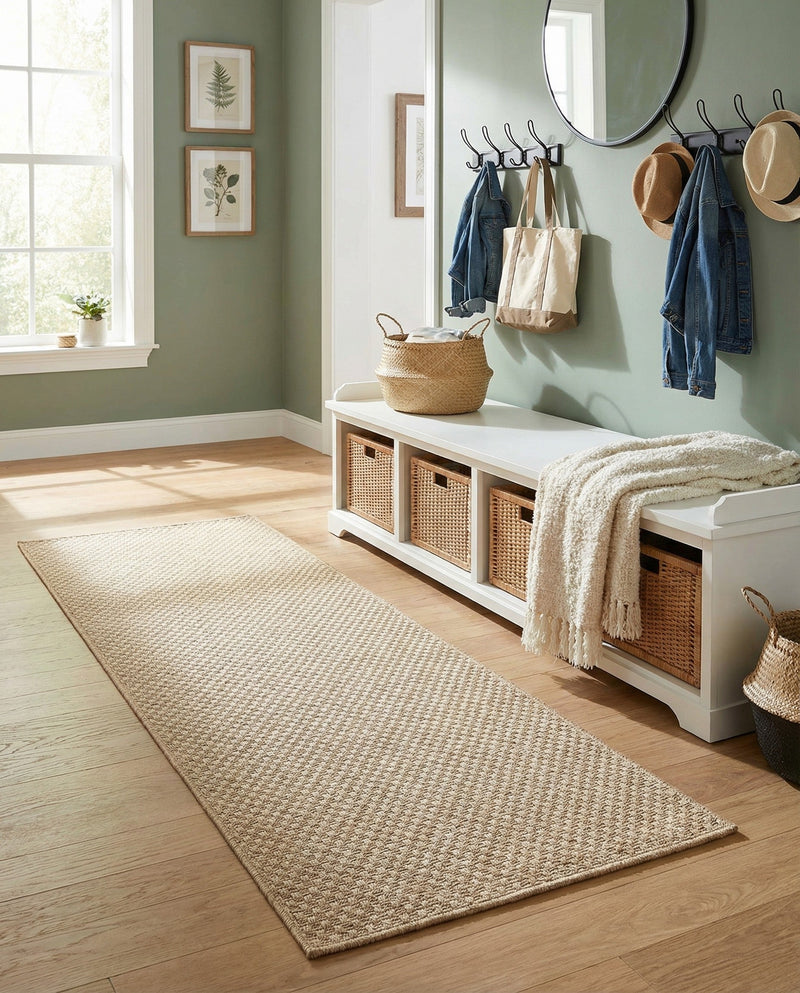 Sahara Sands Collection Area Rug -  Rosetta Runner Natural  lifestyle 56