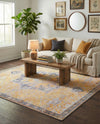 Baroque Era Collection Area Rug - Versailles (Tuscan Yellow) Square Tuscan Yellow  lifestyle 38