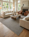 Urban Oasis Rugs Collection Area Rug -  Rooftop (Charcoal Gray) Square Charcoal Gray  lifestyle 36