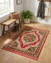 Caribbean Breeze Collection Area Rug -  Windward Rectangle Red  lifestyle 19