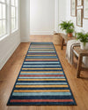 Caribbean Terrace Collection Area Rug -  Martinique Runner Charcoal  lifestyle 58