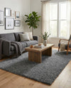 Cozy Comfort Shag Collection Area Rug - Haven (Pebble Gray) Rectangle Pebble Gray  lifestyle 7