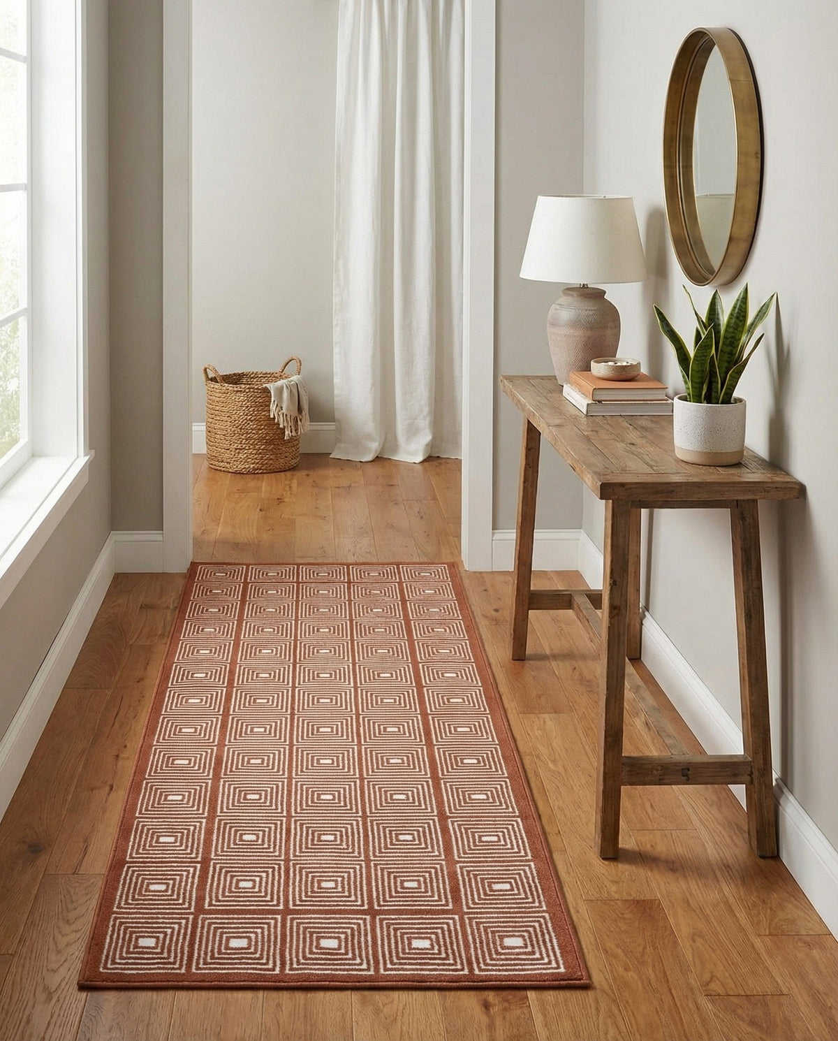 Aravalli Collection Area Rug -  Jaipur Runner Dusty Pink  lifestyle 169