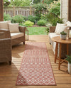 Savannah Pergola Collection Area Rug -  Pergola (Rust Red) Runner Rust Red  lifestyle 85