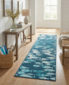 Seaside Haven Rugs Collection Area Rug -  Wavecrest Runner Blue  lifestyle 43