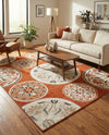 Urban Terrace Collection Area Rug -  Deck Rectangle Terracotta  lifestyle 8