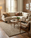 Plush Oasis Collection Area Rug - Serenity (Taupe) Rectangle Taupe  lifestyle 11