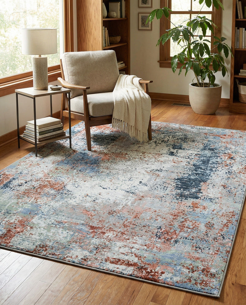 Aegean Elegance Washables Collection Area Rug -  Ithaca Rectangle Multi  lifestyle 28