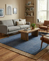 Soho Elegance Collection Area Rug - Chelsea (Navy Blue) Rectangle Navy Blue  lifestyle 4