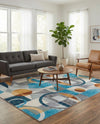 Urban Terrace Collection Area Rug -  Loggia Rectangle Multi  lifestyle 17