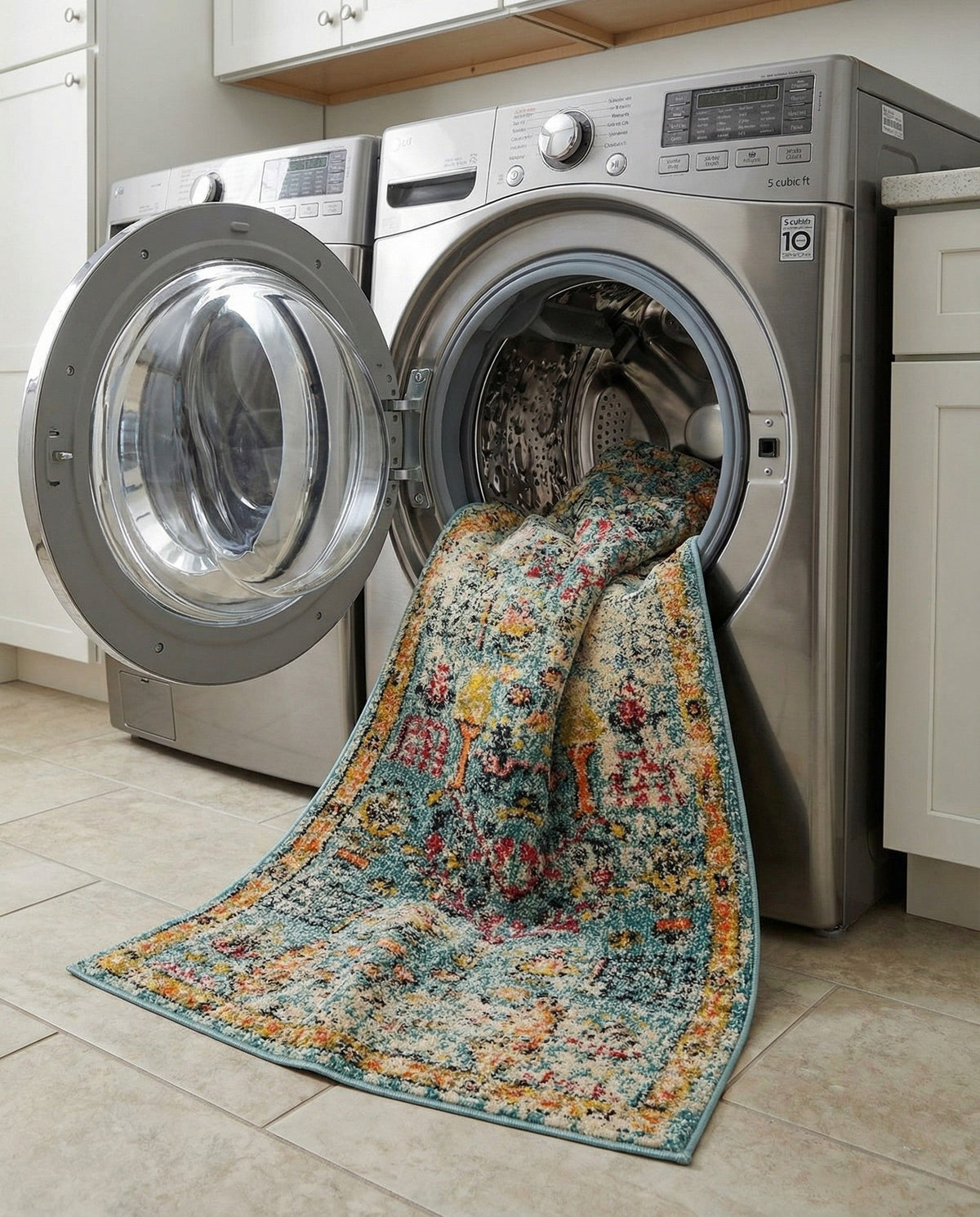 Sierra Collection Area Rug -  Shasta Runner Blue  lifestyle 62