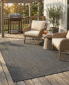 Jill Zarin Sedona Oasis Outdoor Collection Area Rug - Coconino (Black Sky) Square Black Sky  lifestyle 43