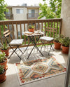 Coastal Terrace Collection Area Rug -  Sandbar Rectangle Ivory  lifestyle 31
