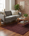 Aravalli Collection Area Rug -  Jaisalmer Rectangle Burgundy Red  lifestyle 64