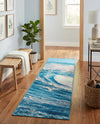 Urban Terrace Collection Area Rug - Veranda Runner Blue  lifestyle 66
