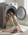 Chromatic Oasis Collection Area Rug -  Blush Runner Multi  lifestyle 77