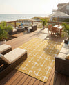 Seaside Haven Rugs Collection Area Rug - Sapphire (Yellow) Rectangle Yellow  lifestyle 25