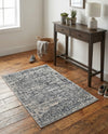 Coastal Manor Collection Area Rug -  Marina Rectangle Blue Gray  lifestyle 30