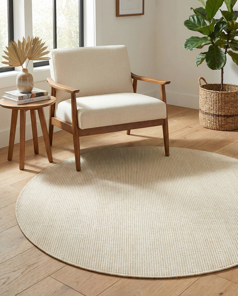 Jill Zarin Sedona Oasis Outdoor Collection Area Rug - Coconino (Pebble Stones) Round Pebble Stones  lifestyle 48