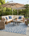 Savannah Escape Collection Area Rug -  Amazon (Blue) Rectangle Blue  lifestyle 6