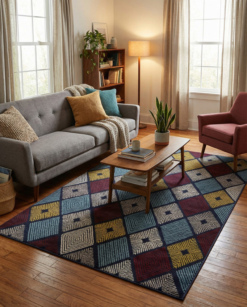 Coastal Haven Collection Area Rug -  Anchorage Rectangle Multi  lifestyle 27
