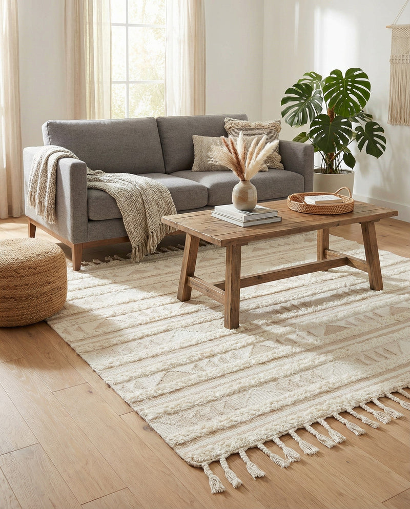 Sonoran Collection Area Rug - Montezuma Rectangle Ivory  lifestyle 53