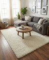 Plush Oasis Collection Area Rug - Serenity (Pure Ivory) Rectangle Pure Ivory  lifestyle 7