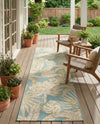 Seaside Blooms Collection Area Rug -  Shalimar Runner Soft Blue  lifestyle 51