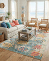 Sorrento Shores Collection Area Rug -  Massa Rectangle Beige  lifestyle 20