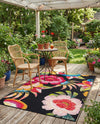 Seaside Blooms Collection Area Rug -  Versailles Rectangle Multi  lifestyle 52