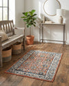 Mykonos Manor Collection Area Rug -  Paros Rectangle Salmon Pink  lifestyle 25