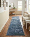 Sahara Essence Collection Area Rug - Oasis (Blue) Runner Blue  lifestyle 67