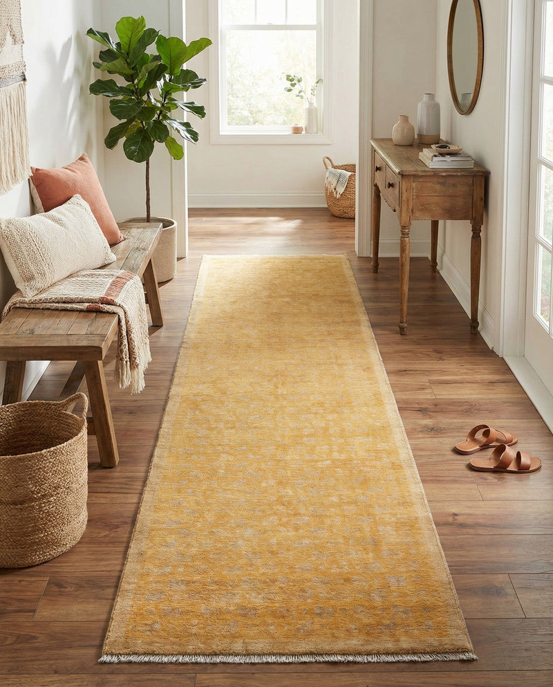 Bazaar Chic Collection Area Rug - Marrakech Runner Yellow  lifestyle 30