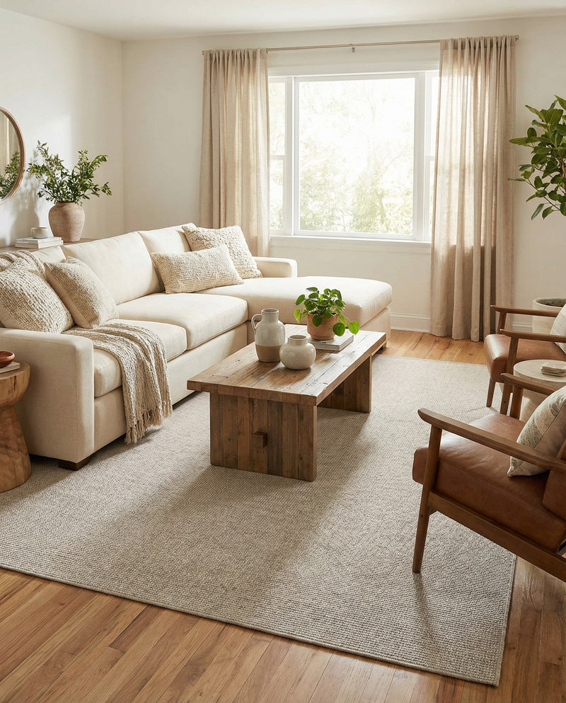 Seaside Serenity Collection Area Rug - Veranda (Light Gray) Rectangle Light Gray  lifestyle 43