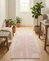 Desert Nomad Terrace Collection Area Rug - Sahara (Pink) Runner Pink  lifestyle 20