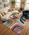 Urban Terrace Collection Area Rug - Venice Rectangle Multi  lifestyle 19