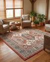 Patio Heritage Collection Area Rug - Veranda Square Multi  lifestyle 73