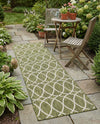Savannah Pergola Collection Area Rug -  Pavilion (Green) Runner Green  lifestyle 36