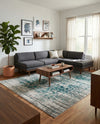 Copenhagen Comfort Collection Area Rug -  Odense Rectangle Blue  lifestyle 15