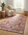 Patio Heritage Collection Area Rug - Savannah (Rust Red) Rectangle Rust Red  lifestyle 19