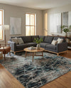 Trellis Mosaic Collection Area Rug - Arborville (Blue Multi) Rectangle Blue Multi  lifestyle 9